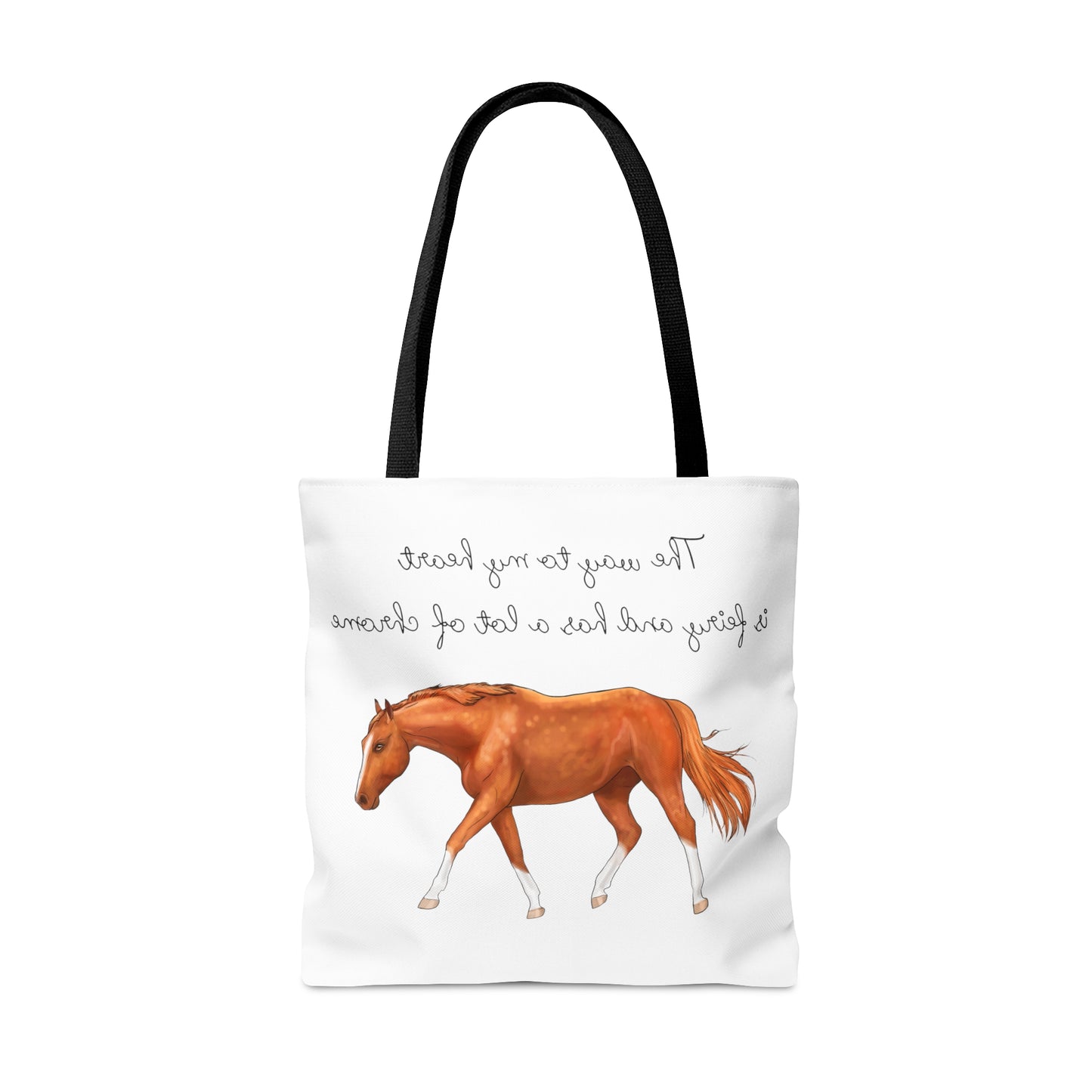 The Way to my Heart - Chestnut - Tote Bag