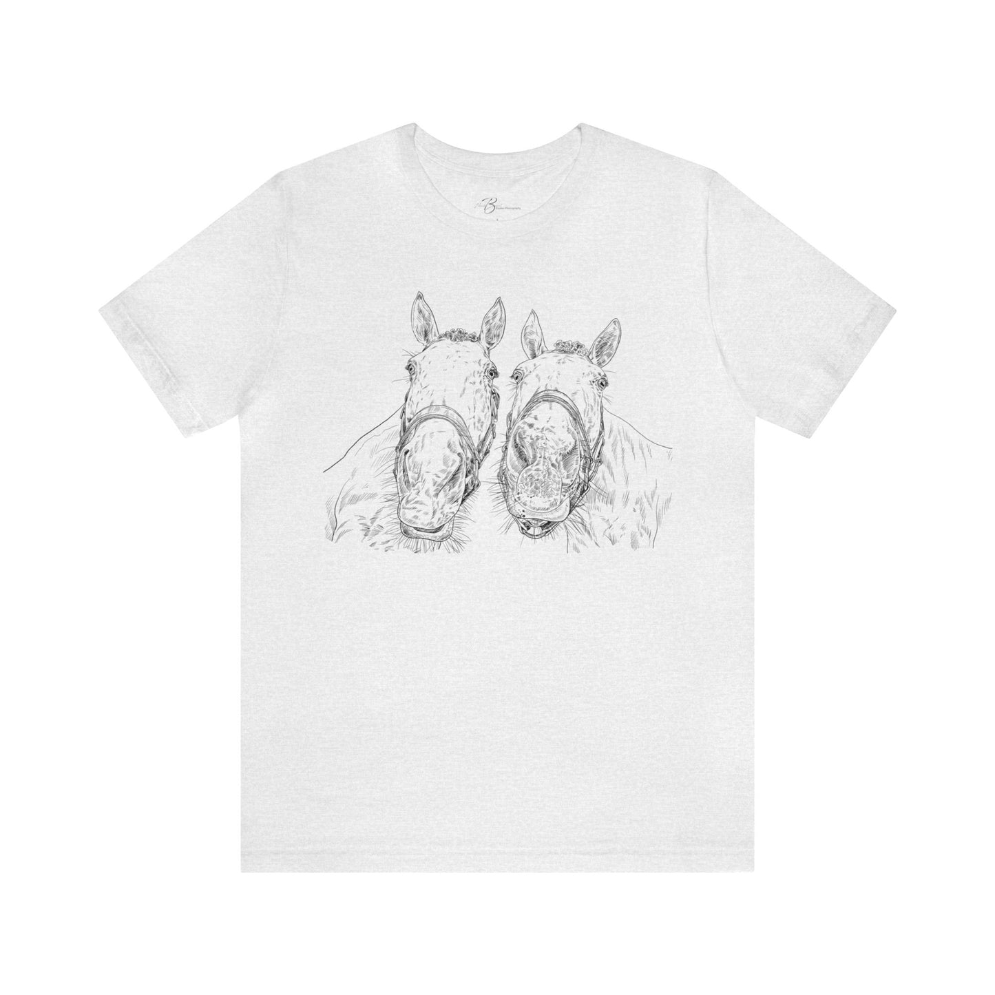 Horse Faces - Unisex Short Sleeve Jersey Tee