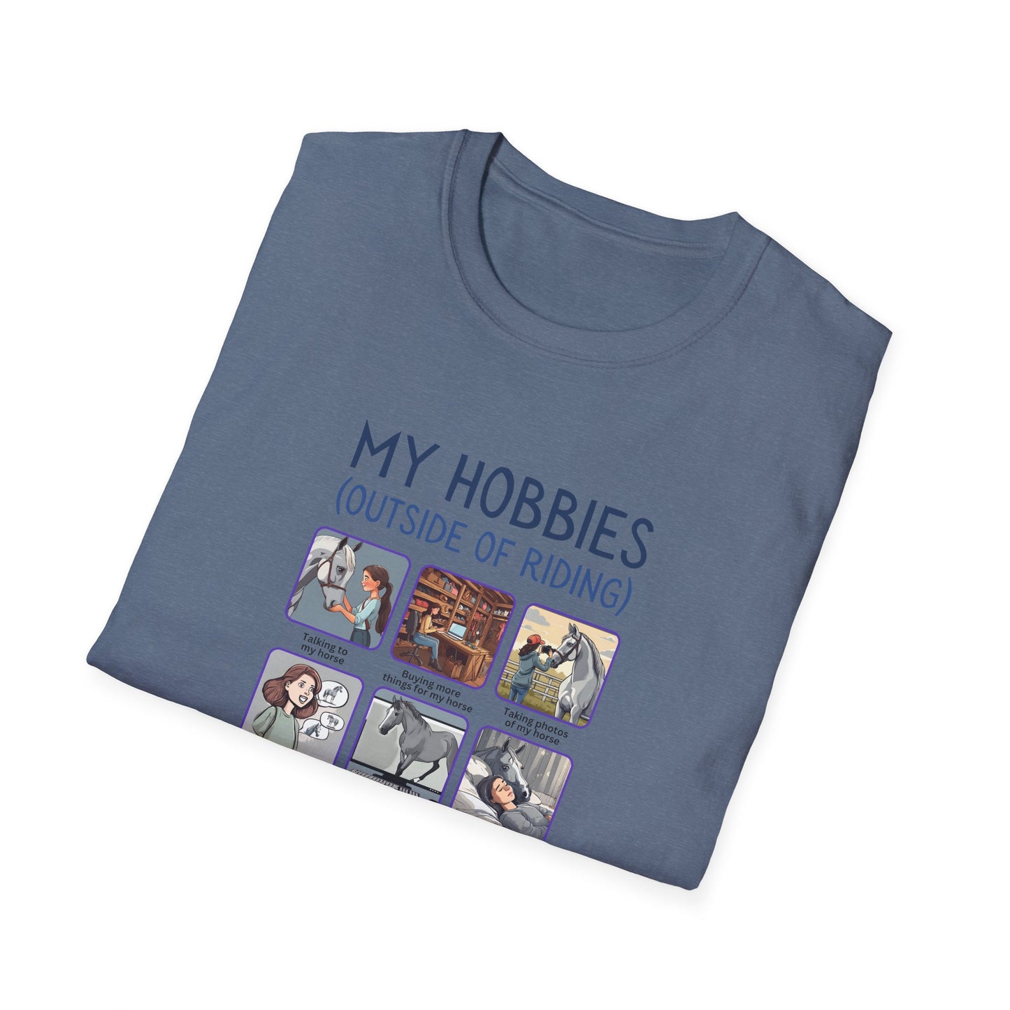 Horse Hobbies -  Softstyle T-Shirt