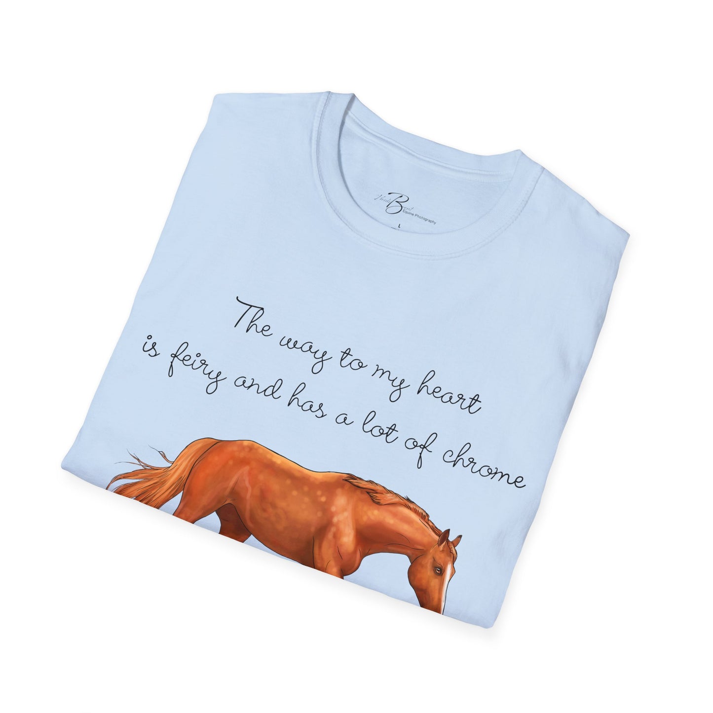 The Way To My Heart - Chestnut - Horse Lover T-Shirt - Color Specific