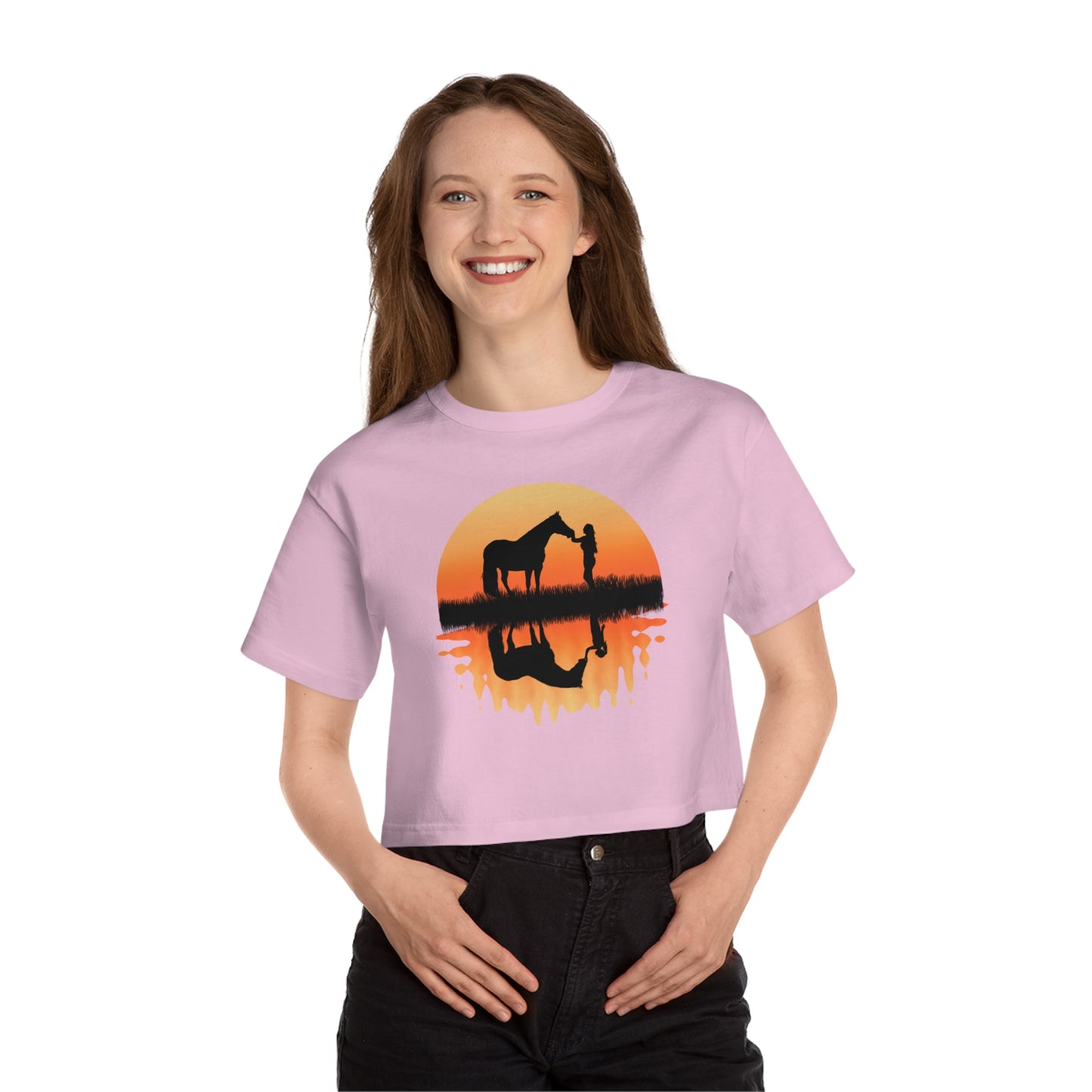 Inner Self - Orange - Women's Crop Top