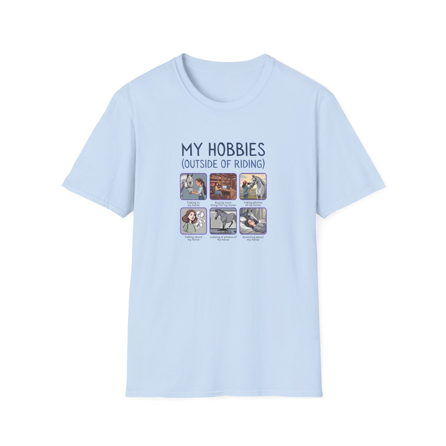 Horse Hobbies -  Softstyle T-Shirt