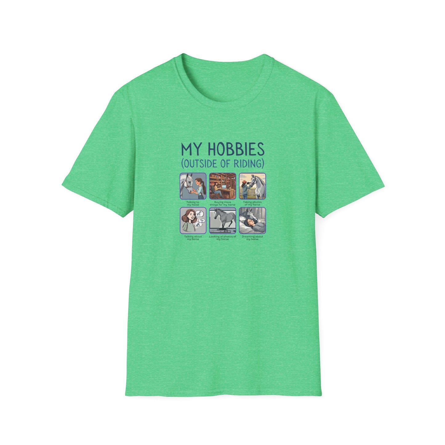 Horse Hobbies -  Softstyle T-Shirt