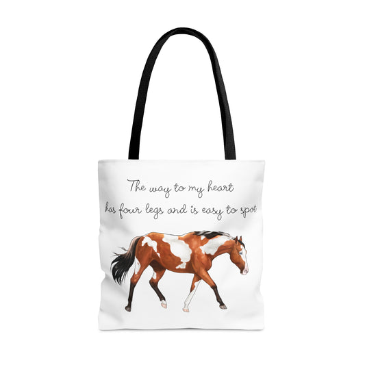 The Way to my Heart - Paint - Tote Bag