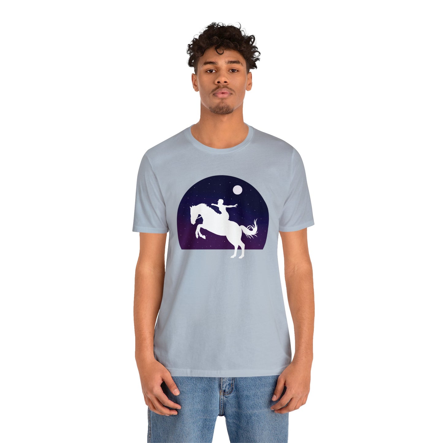 Horses Give Us Wings - Unisex Short Sleeve Jersey Tee