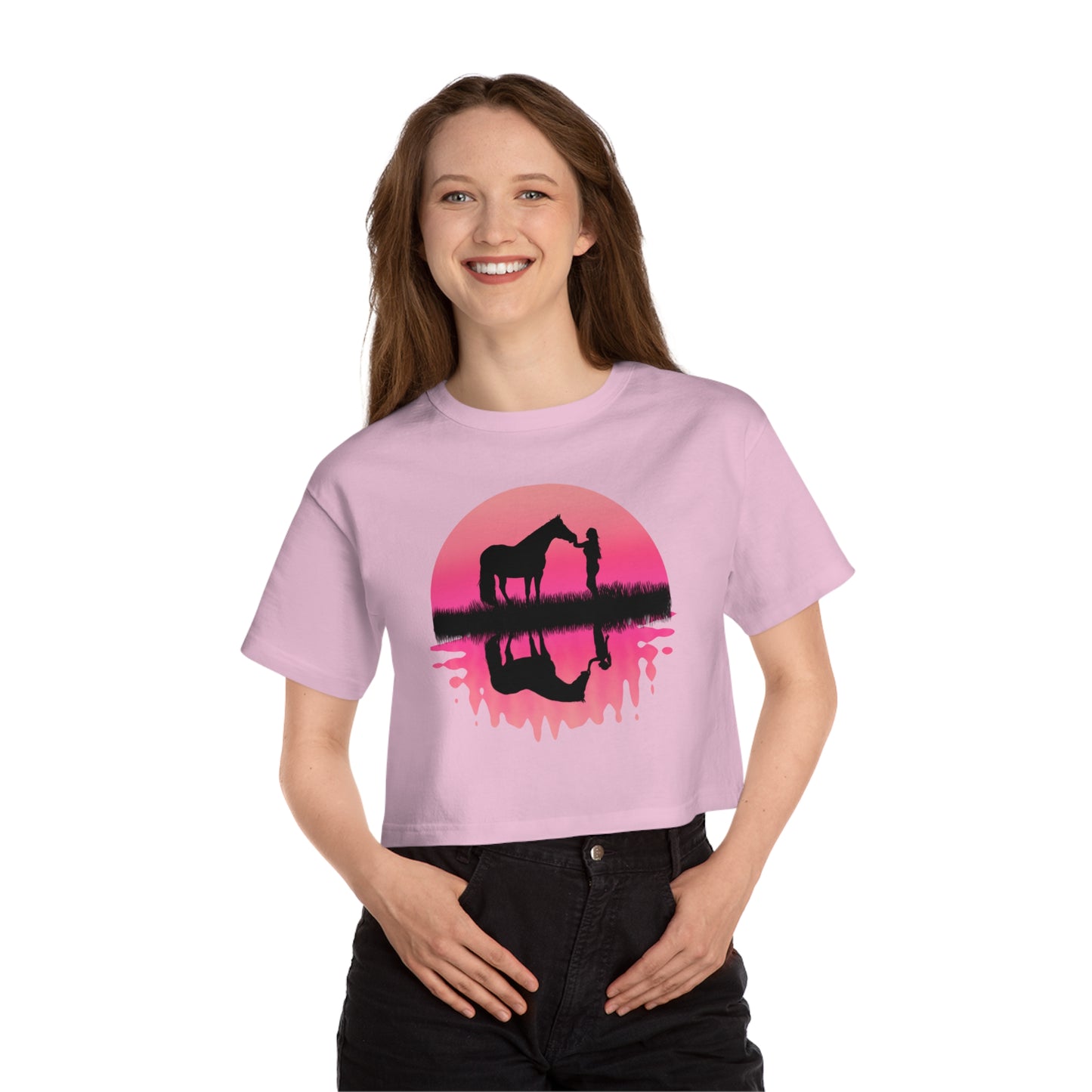 Inner Self - Pink - Women's Crop Top