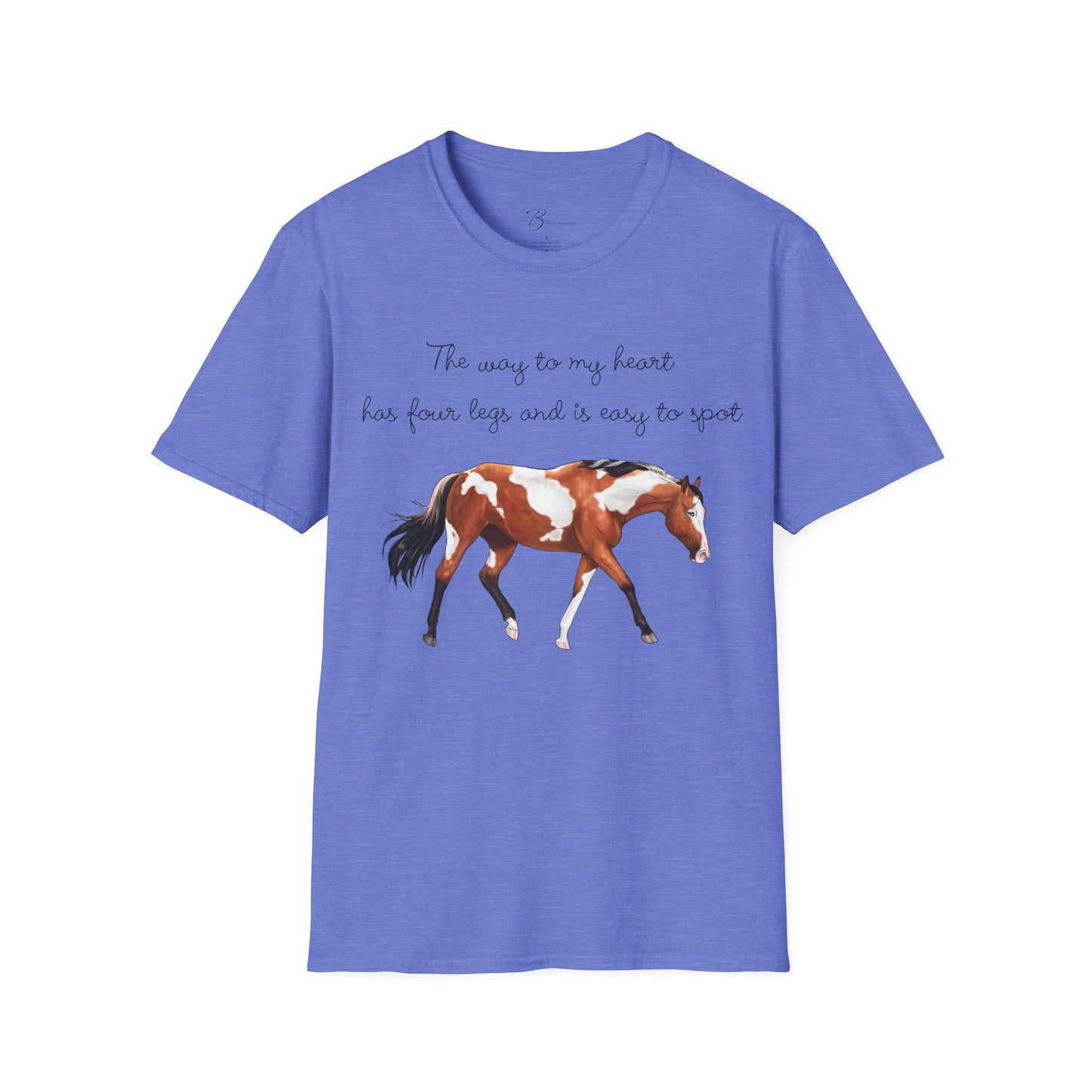 The Way To My Heart - Paint - Horse Lover T-Shirt - Color Specific