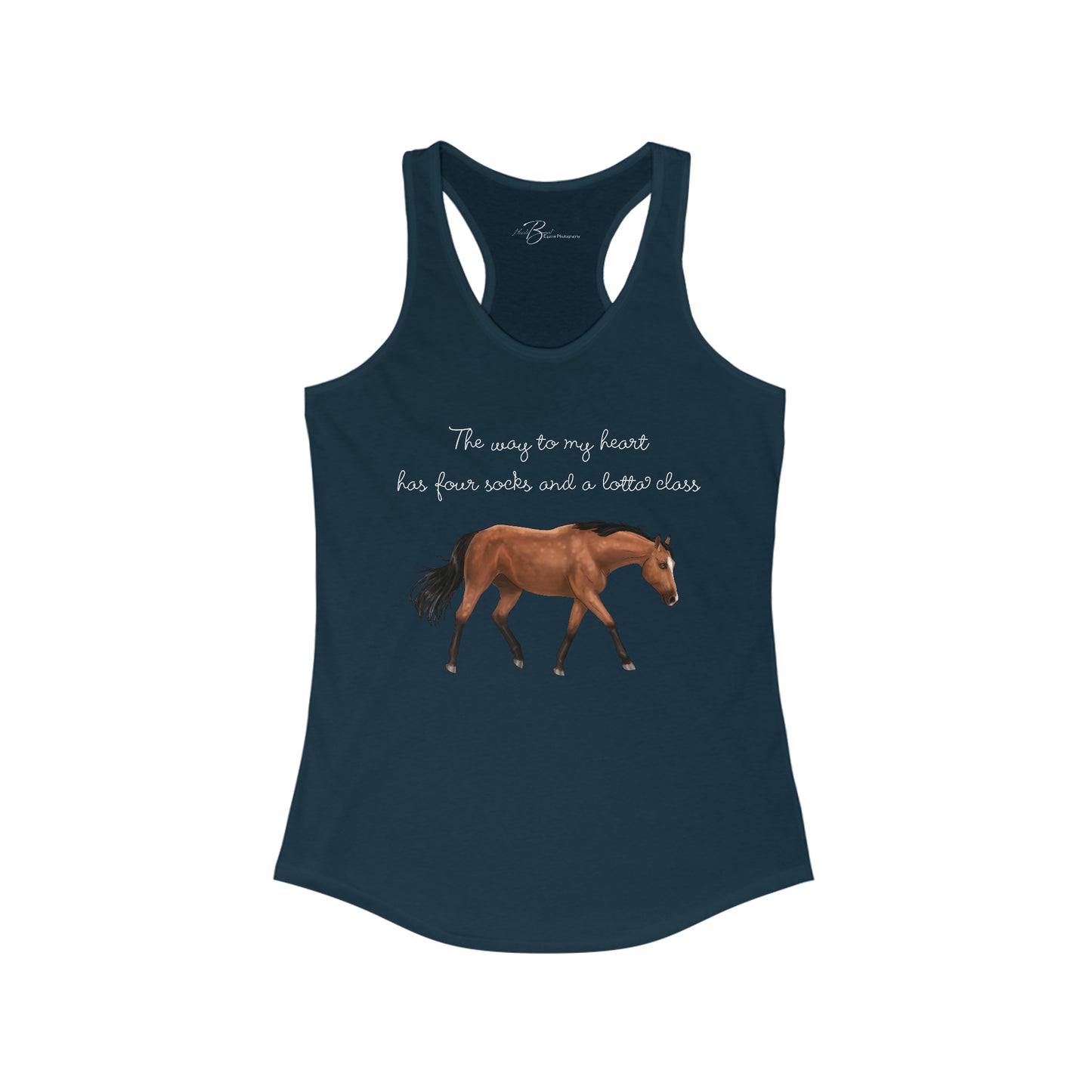 The Way To My Heart - Bay - Women's Ideal Racerback Tank