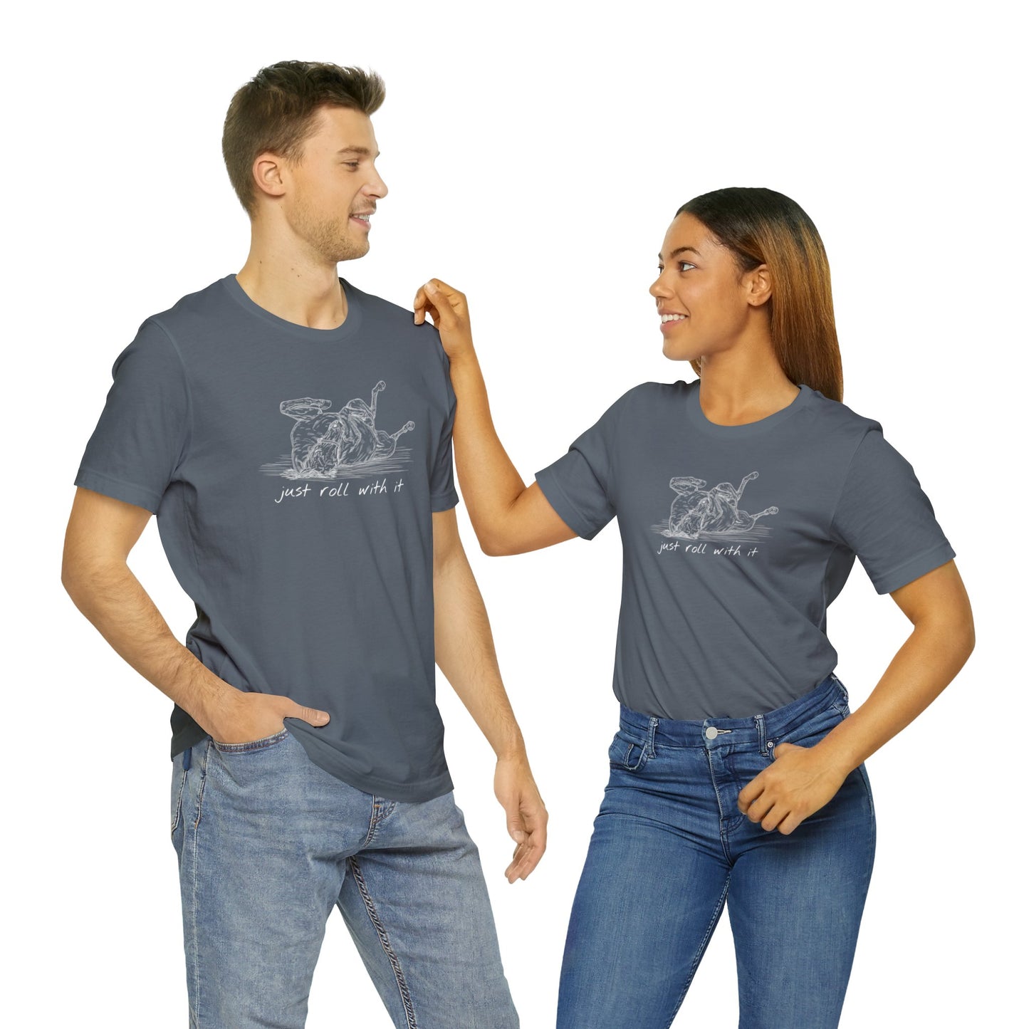 Just Roll With It - Unisex Short Sleeve Jersey Tee