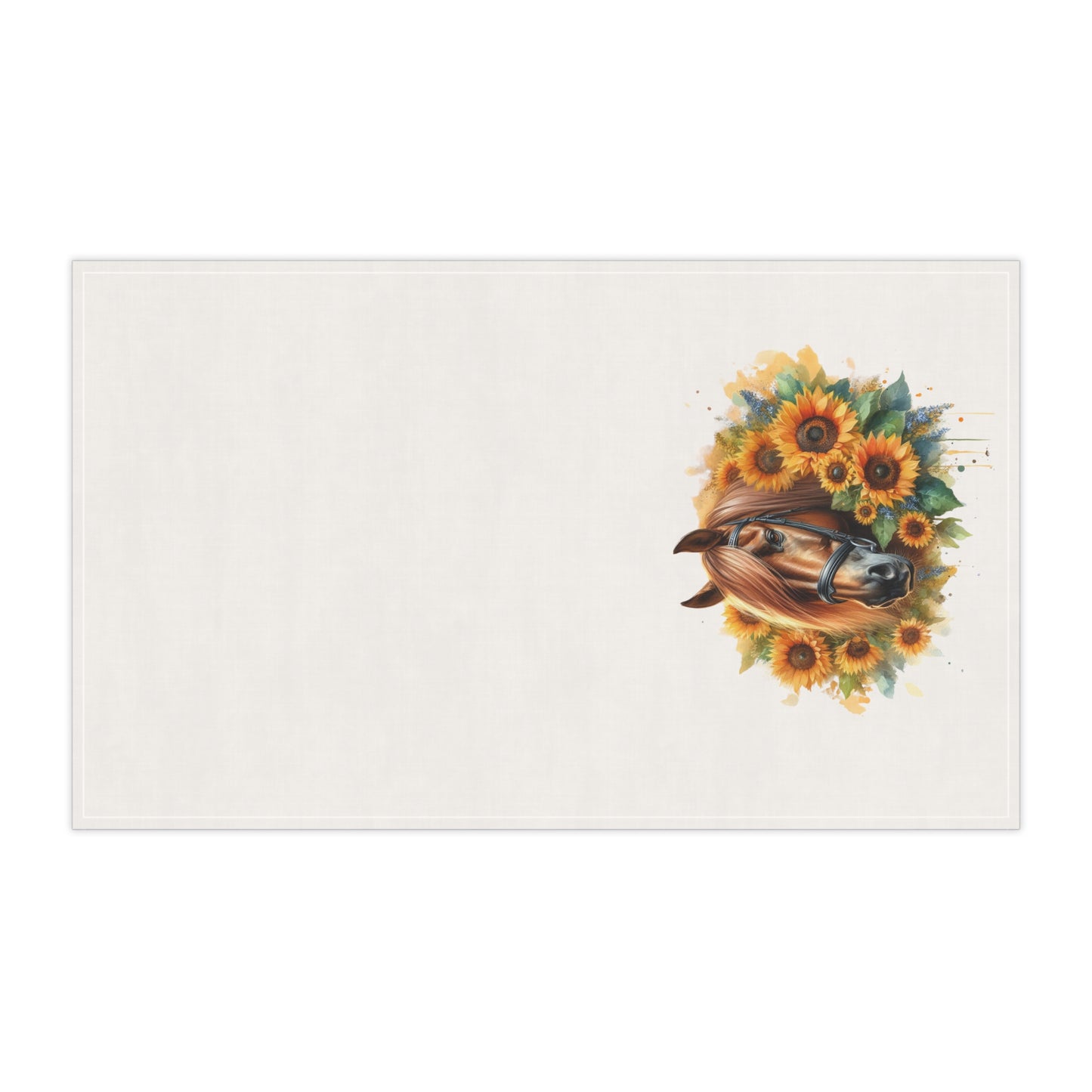 Chestnut and Sunflowers - Kitchen Towel