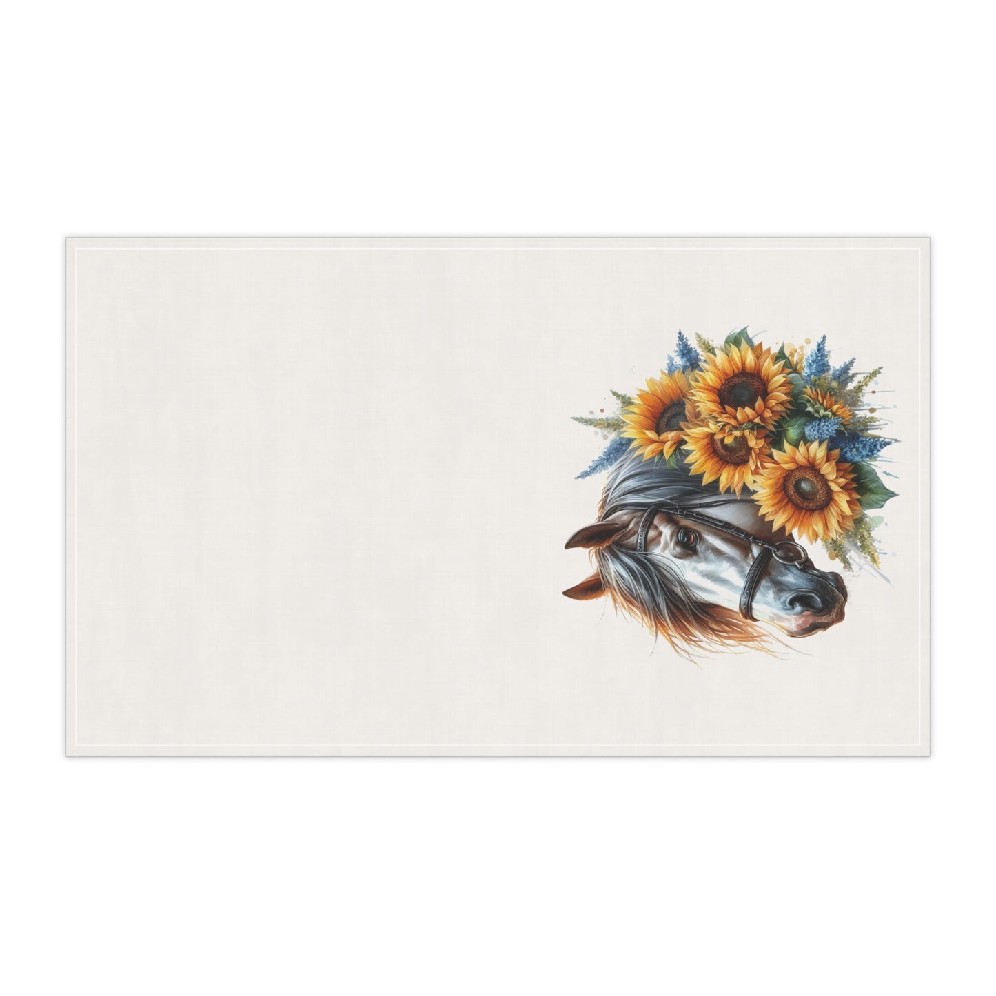 Gray and Sunflowers - Kitchen Towel