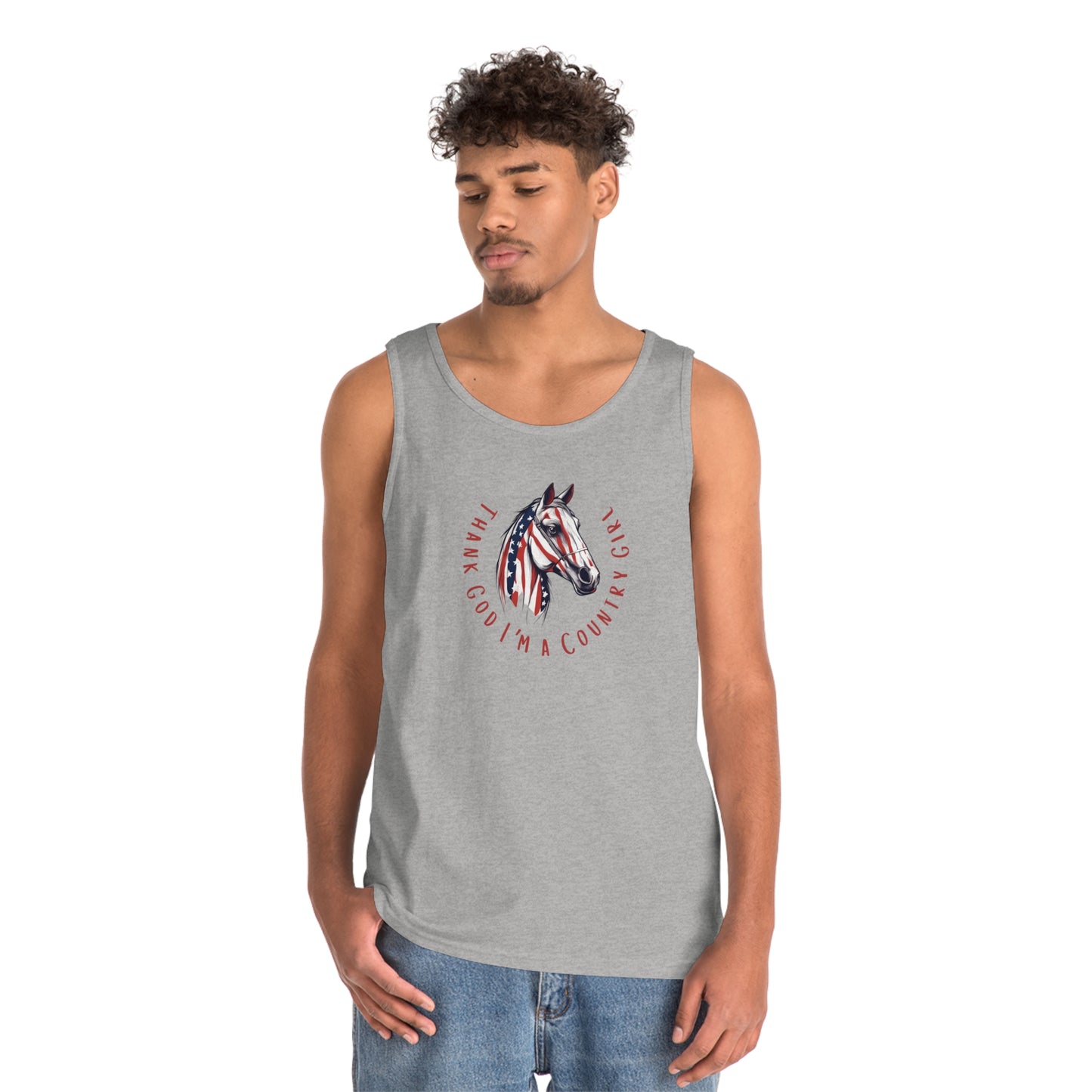 Thank God I'm a Country Girl - Heavy Cotton Tank Top