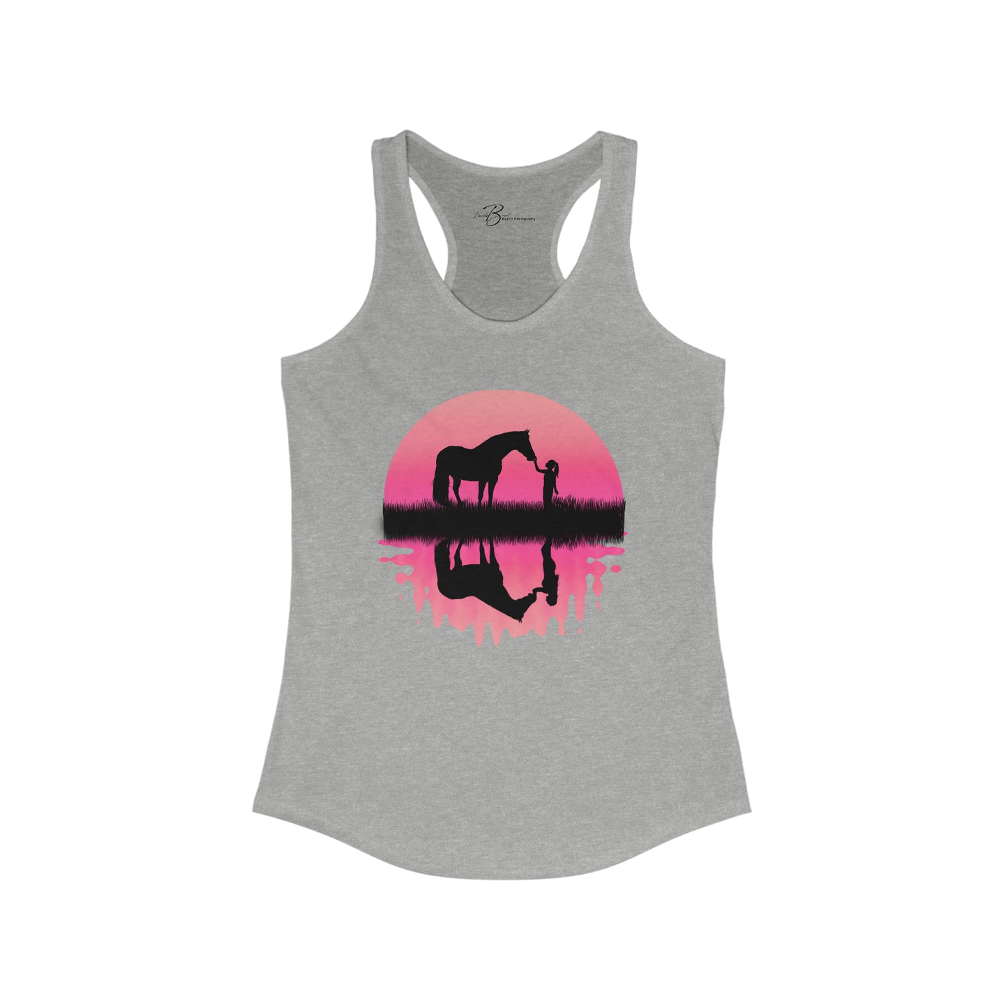 Inner Self - Woman Reflection - Pink - Women's Ideal Racerback Tank