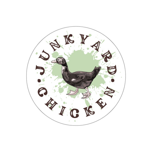 Junkyard Chicken - Funny Duck Sticker