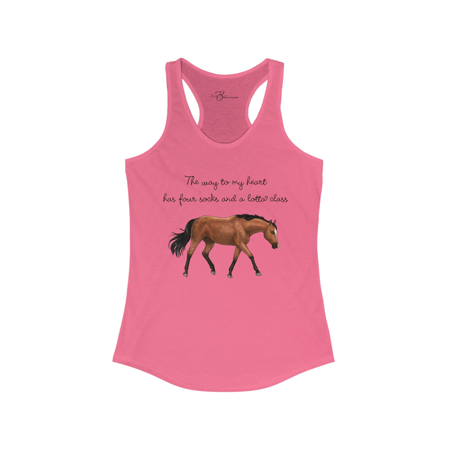 The Way To My Heart - Bay - Women's Ideal Racerback Tank