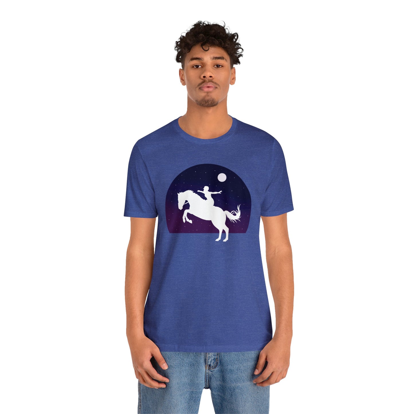 Horses Give Us Wings - Unisex Short Sleeve Jersey Tee