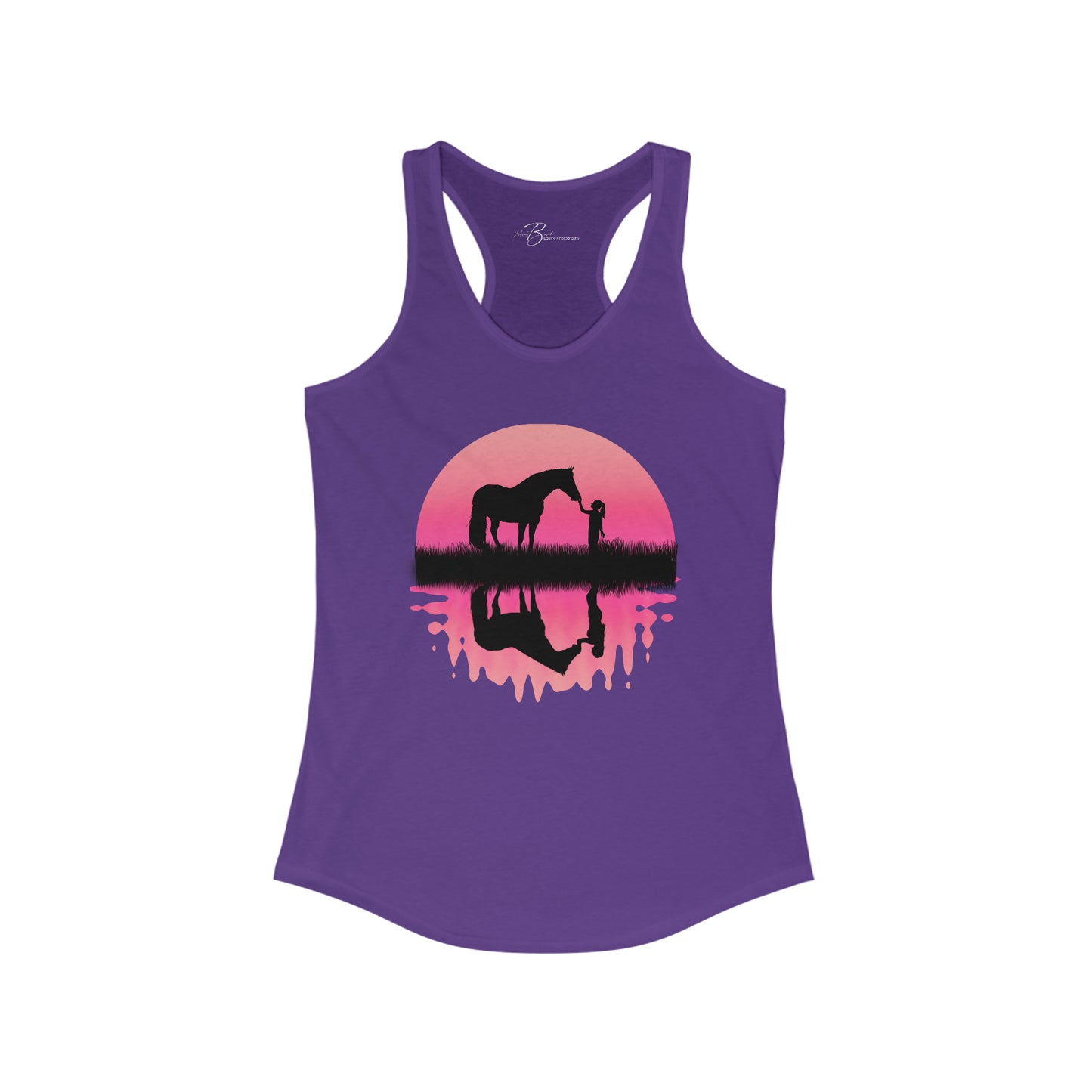 Inner Self - Woman Reflection - Pink - Women's Ideal Racerback Tank