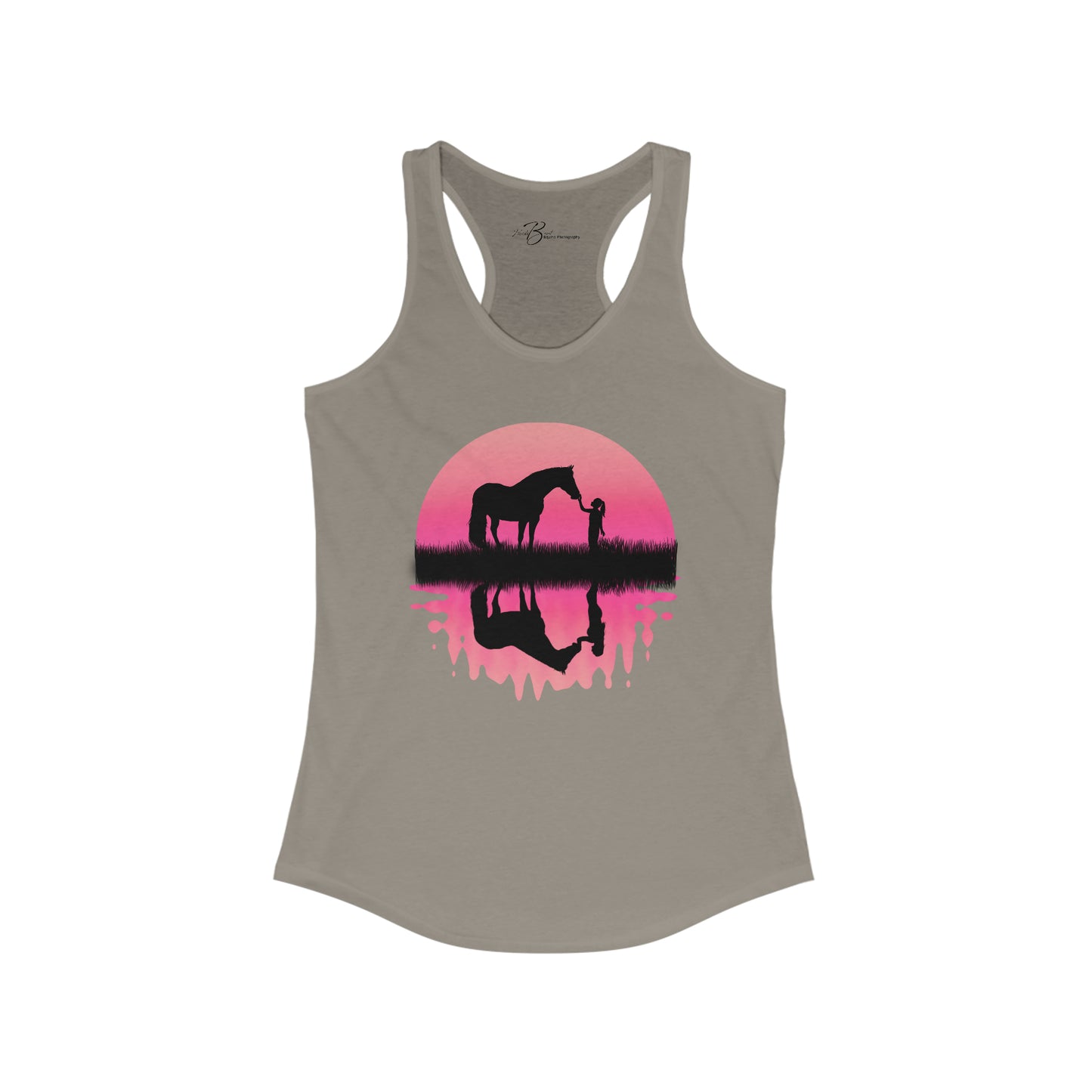 Inner Self - Woman Reflection - Pink - Women's Ideal Racerback Tank