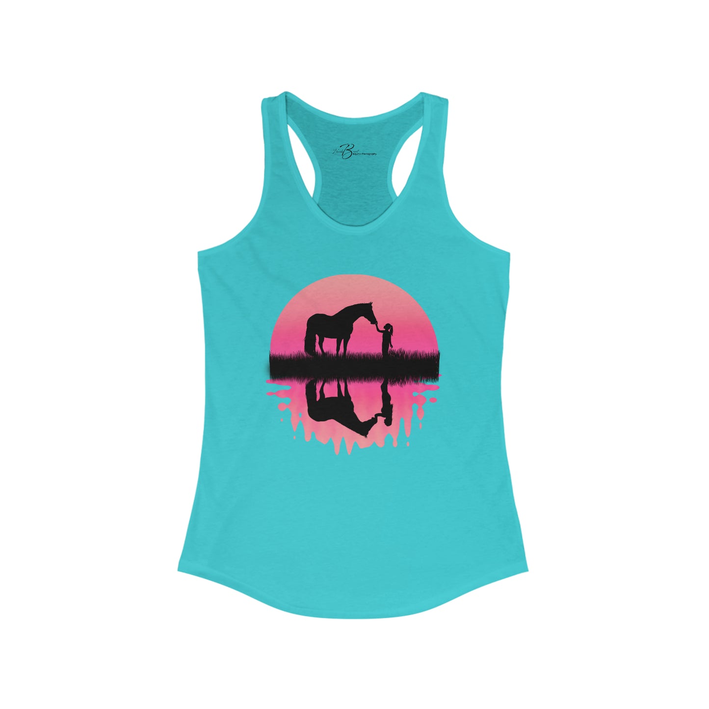 Inner Self - Woman Reflection - Pink - Women's Ideal Racerback Tank