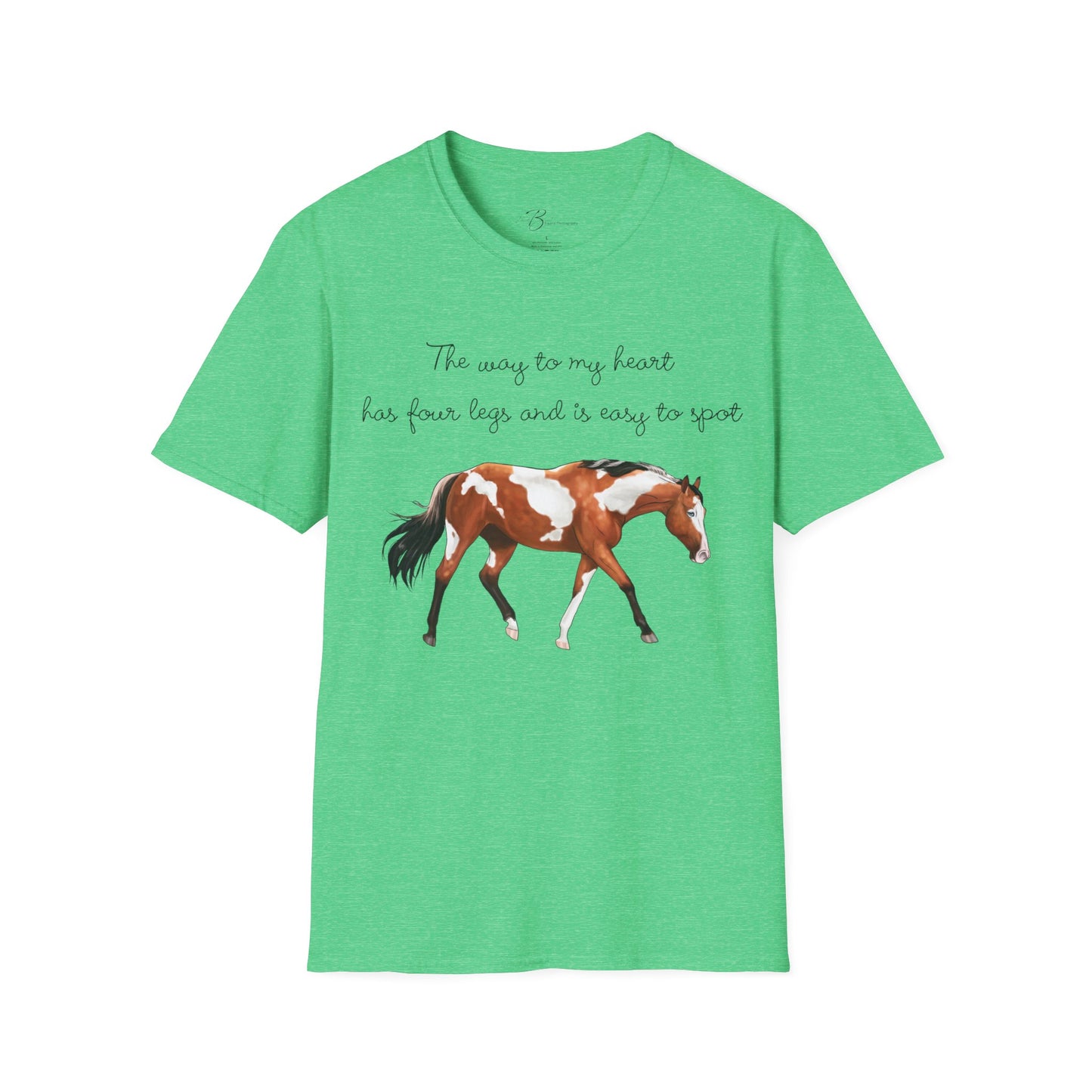 The Way To My Heart - Paint - Horse Lover T-Shirt - Color Specific