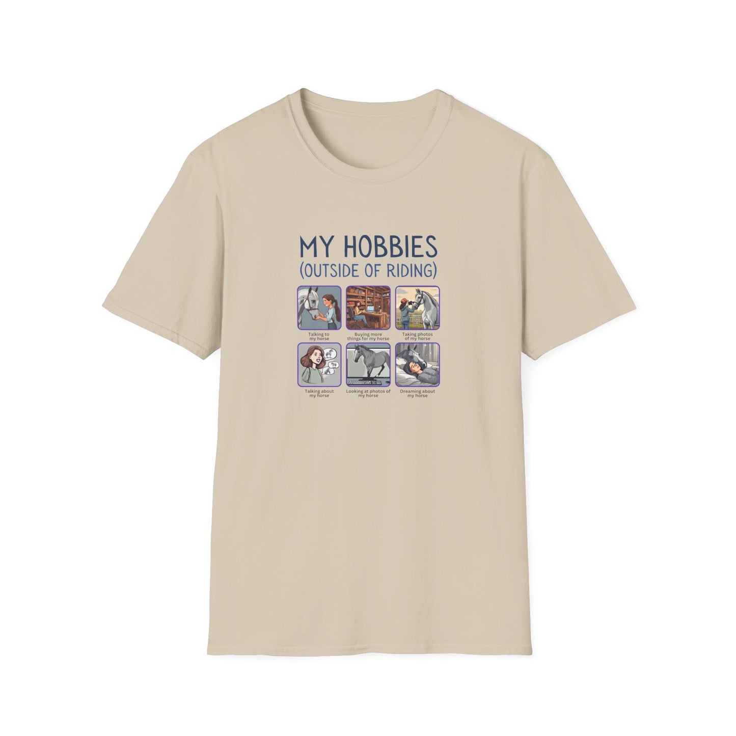 Horse Hobbies -  Softstyle T-Shirt