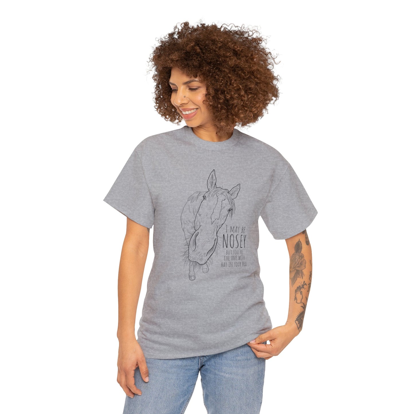 Jeezy - I May Be Nosey - Unisex Cotton Tee