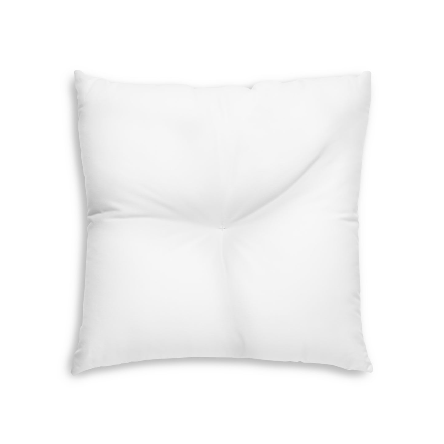 He Died so that I May Live - Tufted Floor Pillow, Square