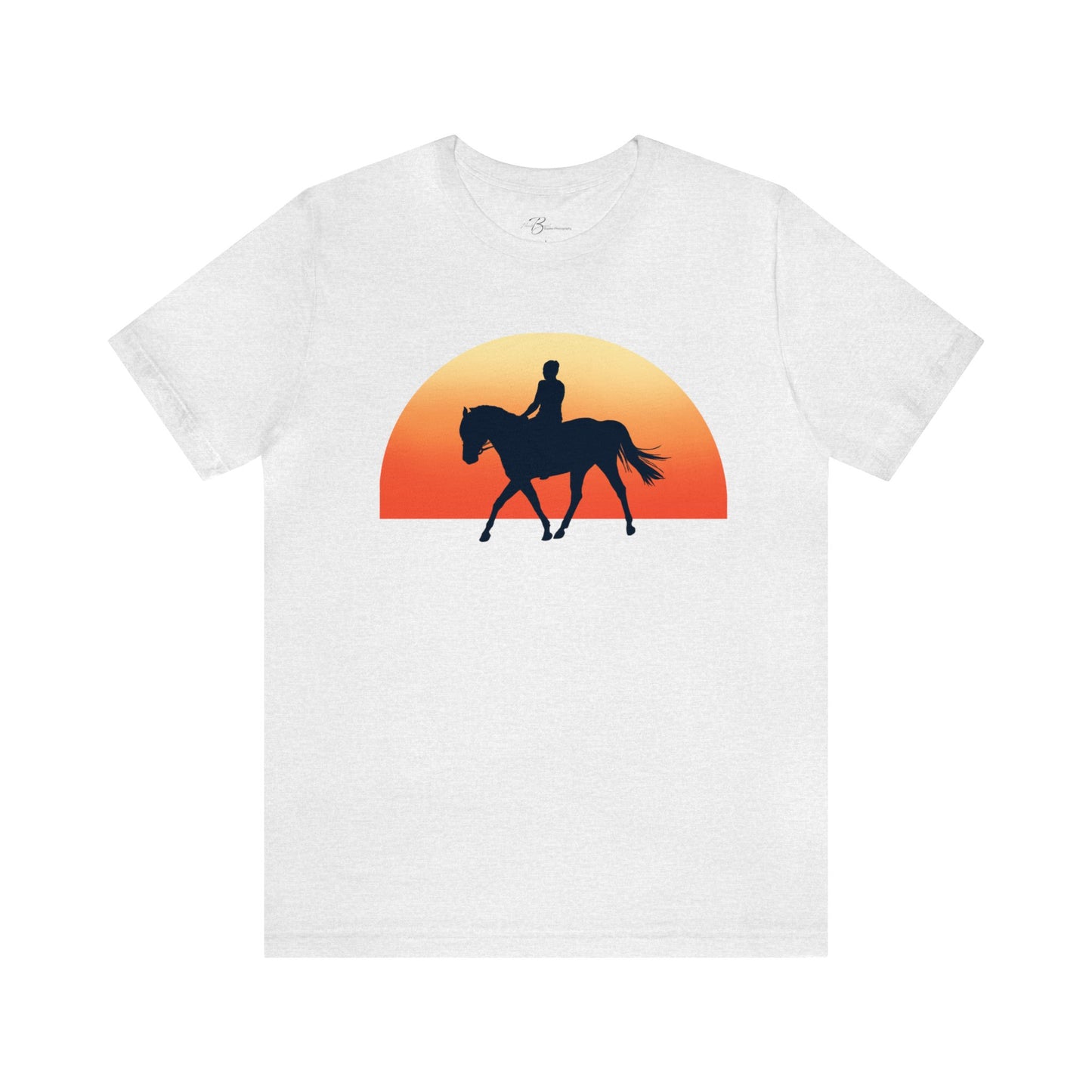 Horse Sunset - Unisex Short Sleeve Jersey Tee