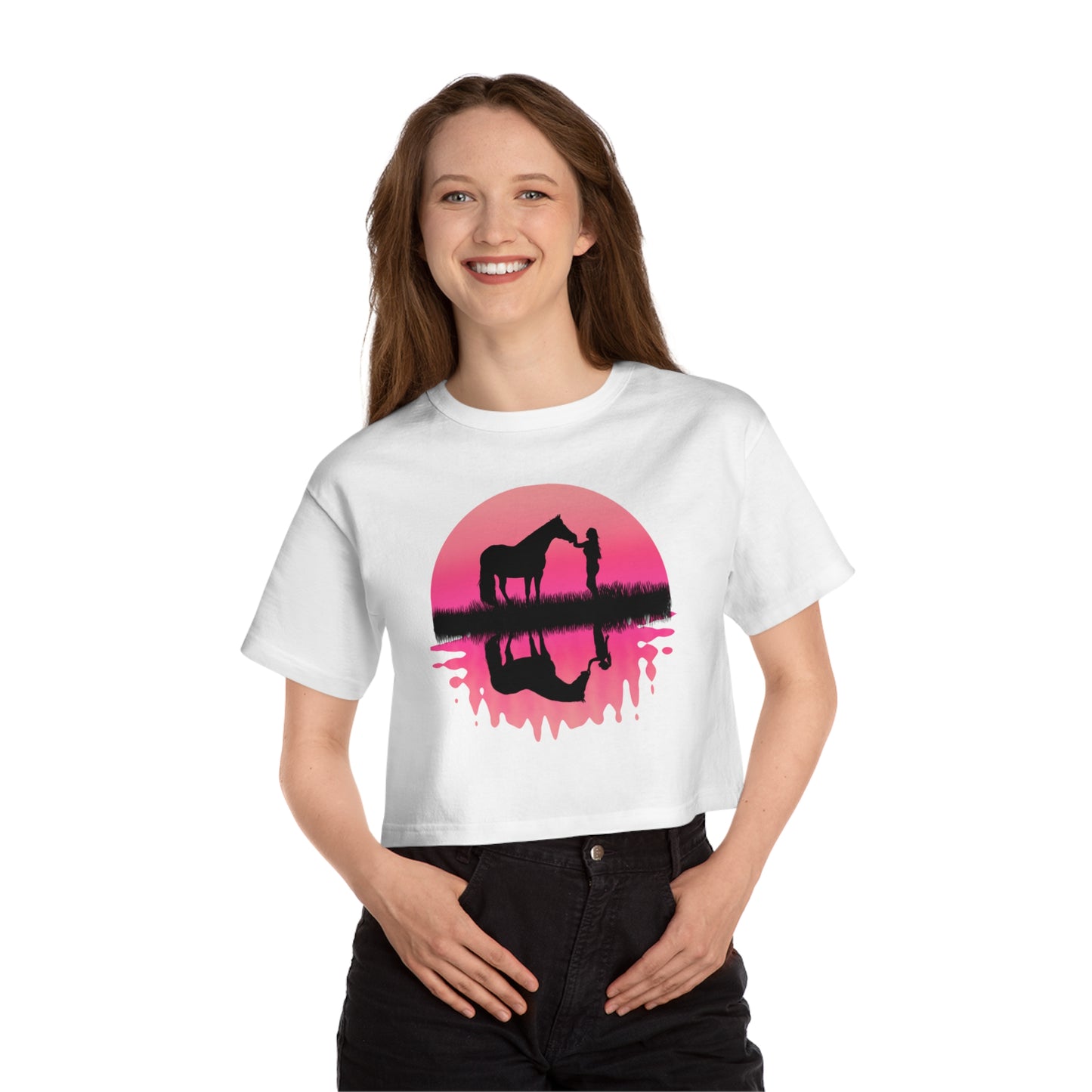 Inner Self - Pink - Women's Crop Top