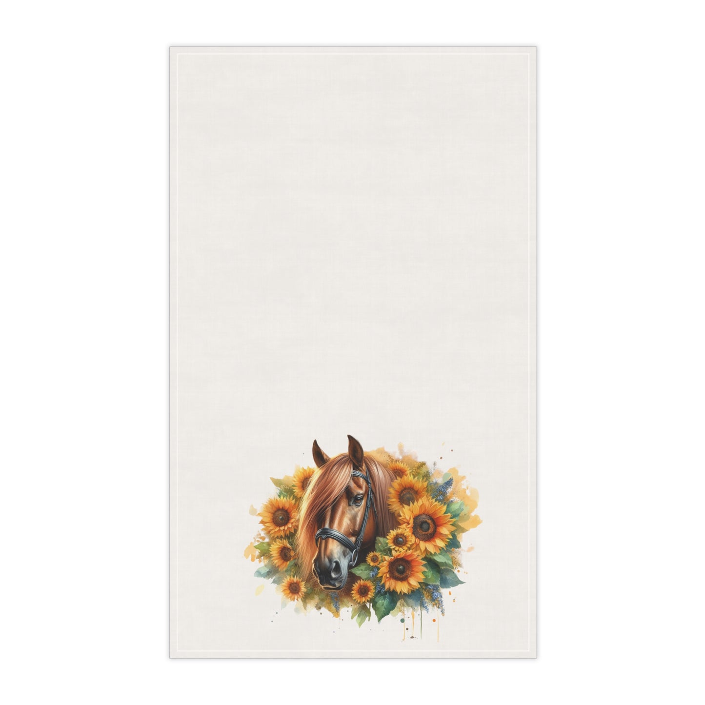 Chestnut and Sunflowers - Kitchen Towel