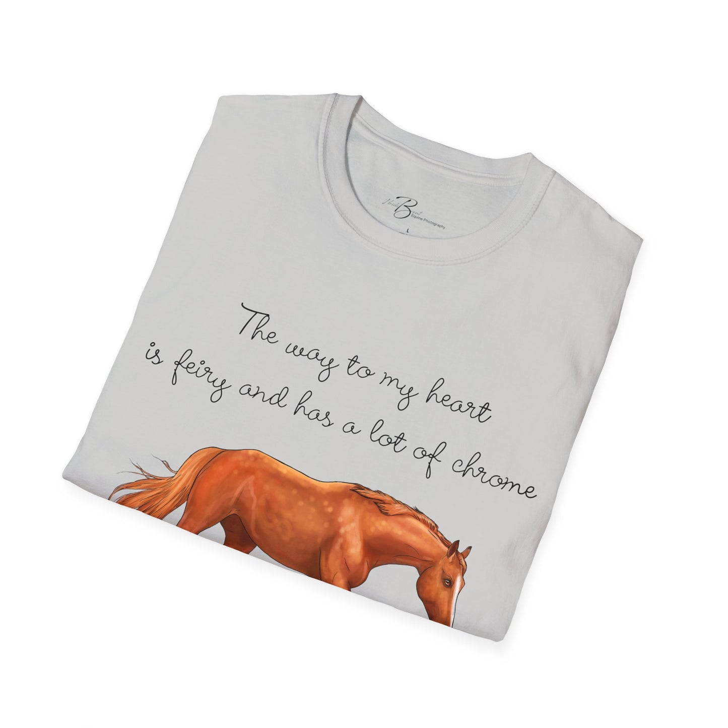 The Way To My Heart - Chestnut - Horse Lover T-Shirt - Color Specific