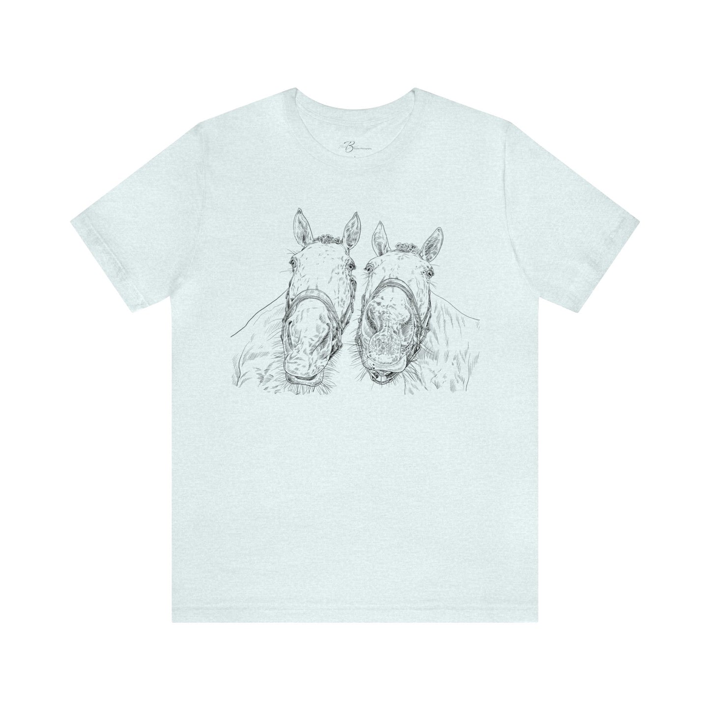 Horse Faces - Unisex Short Sleeve Jersey Tee