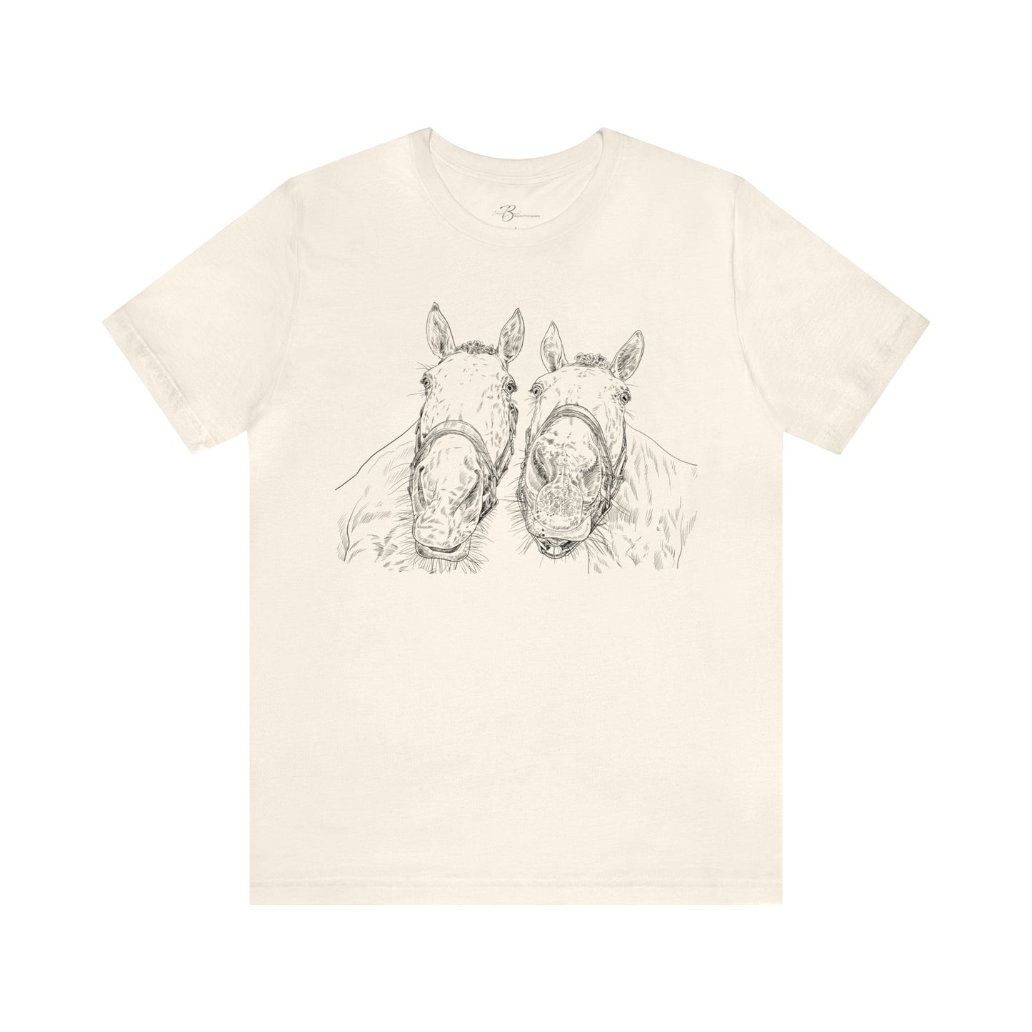 Horse Faces - Unisex Short Sleeve Jersey Tee