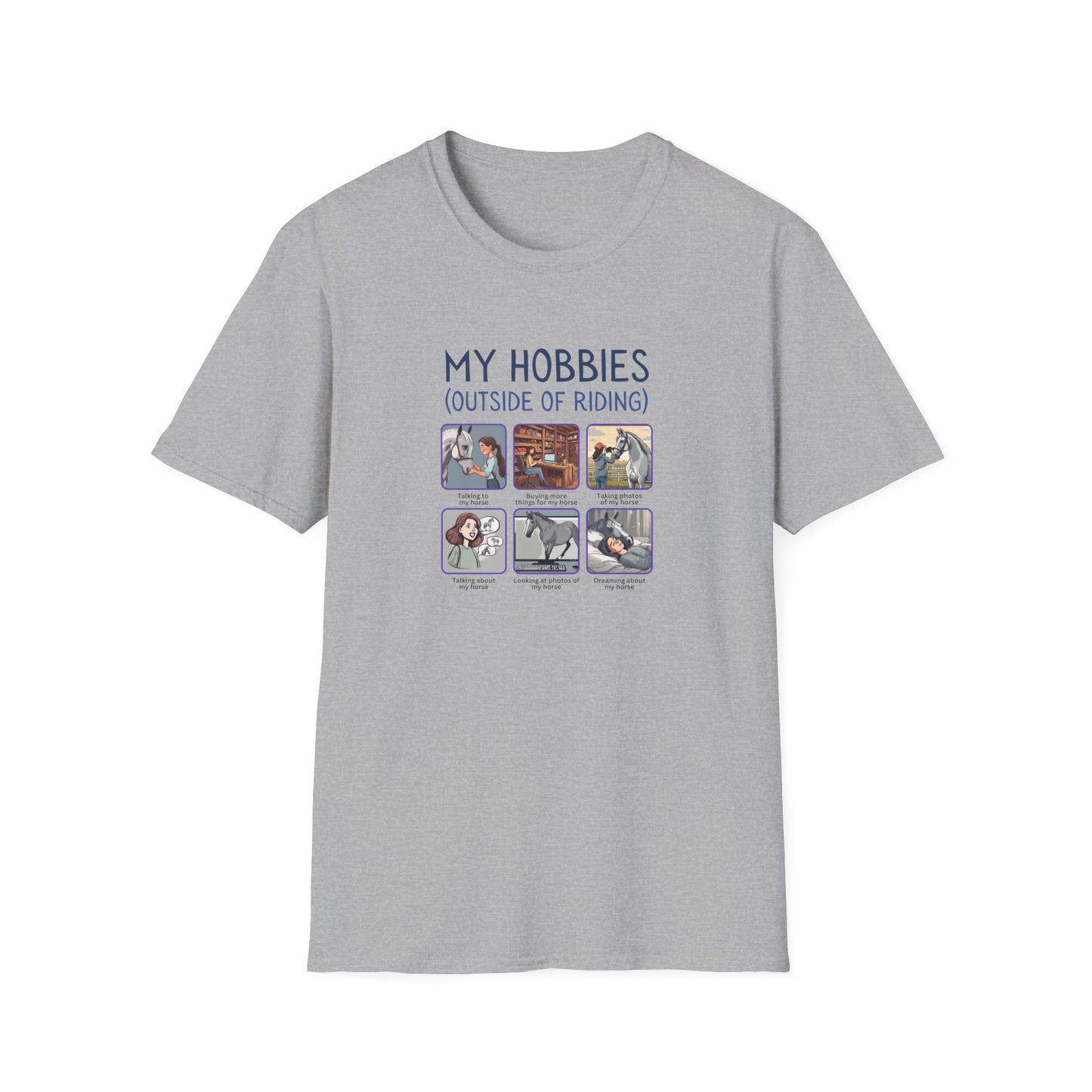 Horse Hobbies -  Softstyle T-Shirt