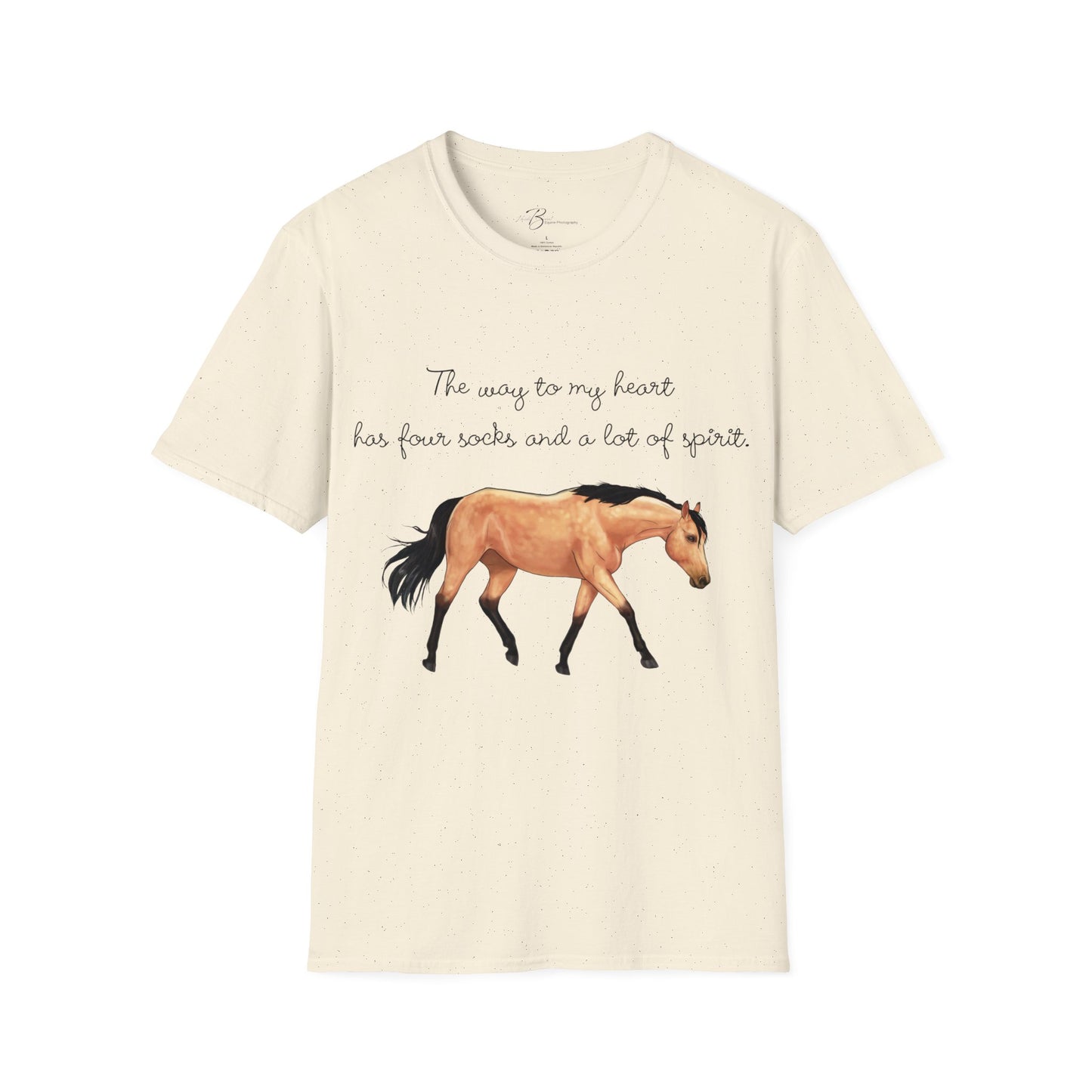 The Way To My Heart - Buckskin - Horse Lover T-Shirt - Color Specific