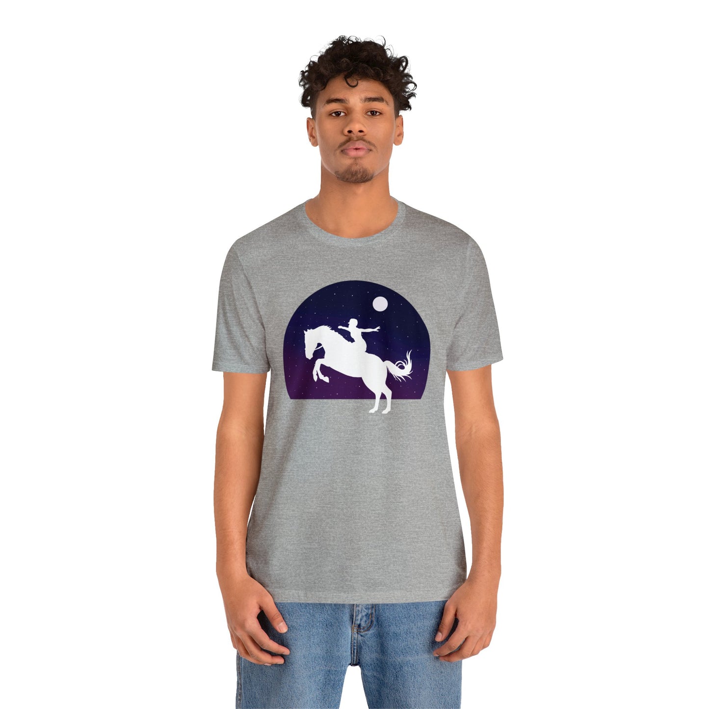 Horses Give Us Wings - Unisex Short Sleeve Jersey Tee