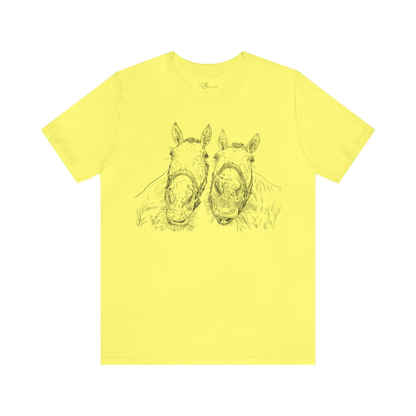 Horse Faces - Unisex Short Sleeve Jersey Tee